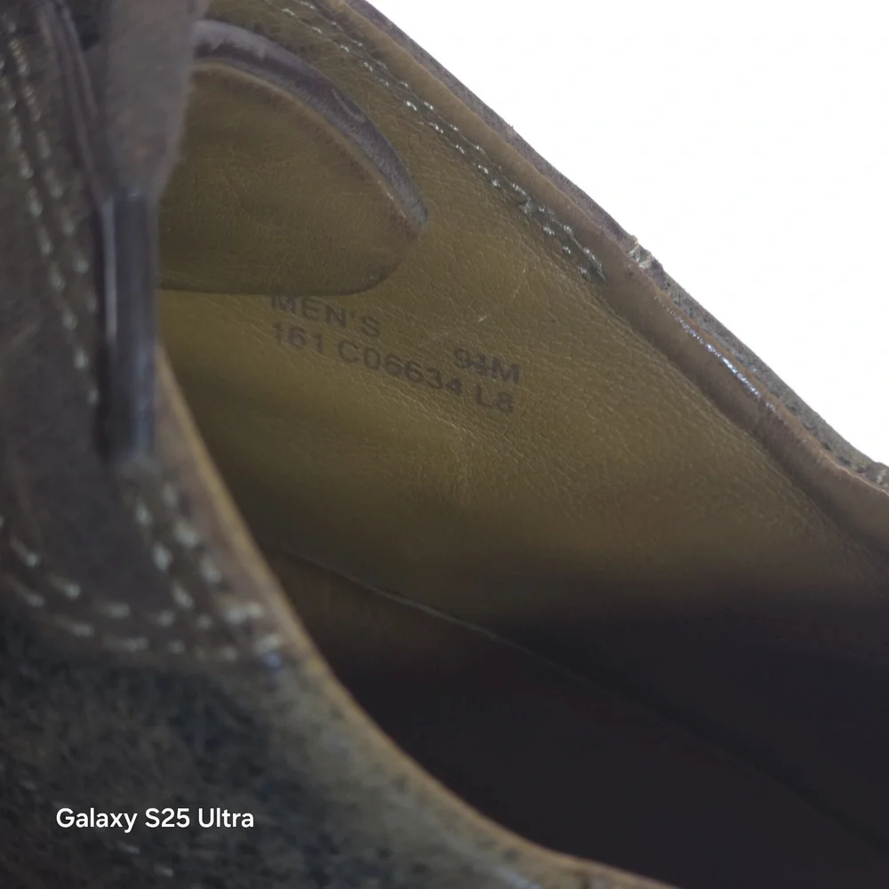 Cole Haan Lace Up Air Tan Leather Sneaker‎ Shoes Size 9.5M Lounge Boat Golf
